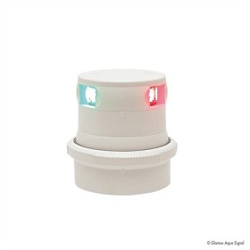 Bilde av Lanterna Aqua Signal 34 LED 3-färg Quickfit fäste Vit