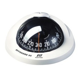 Bilde av Plastimo Kompass Offshore 95 Flush vit med svart konisk ros