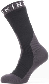 Bilde av Sealskinz Extreme Cold Weather Mid Sock Black/Grey/White