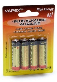 Bilde av Vapex Tech Plus Alkaline batteries AA (Pk 4)