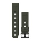 Garmin Acc, Fenix 5X 26mm Moss Green Silicone Band