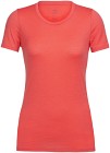 Icebreaker W's Tech Lite SS Low Crewe Poppy Red