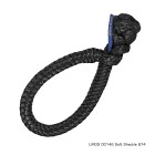 Liros Soft Shackle 1.5 ton Black 